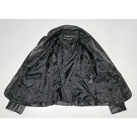 Tannery West Black Leather Women Jacket Size M‎ - Picture 6 of 10